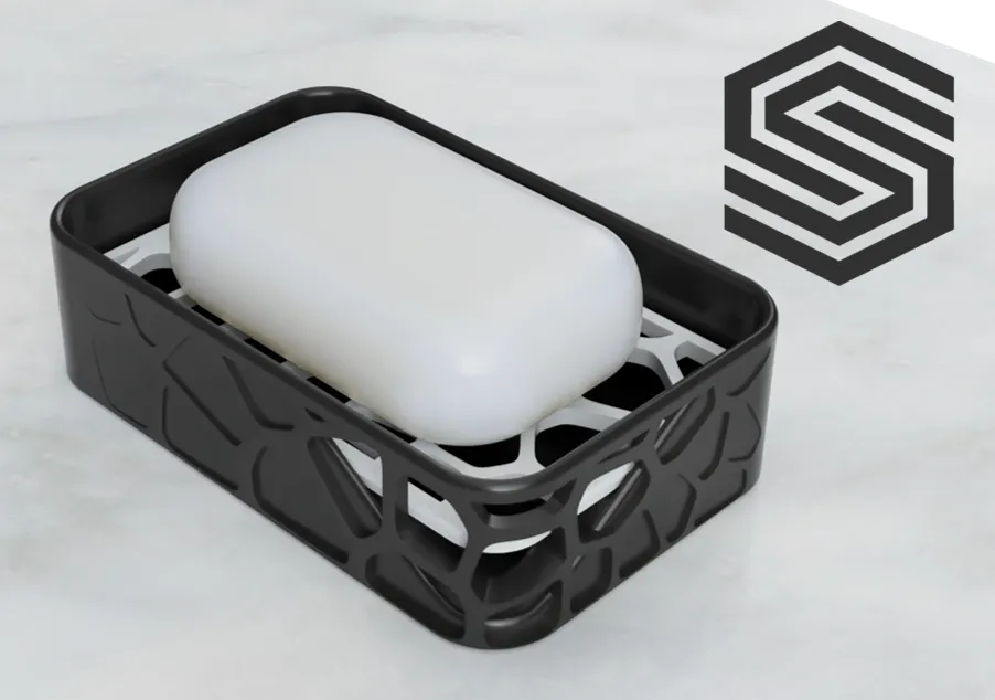 Khay Xà Bông Designer Voronoi