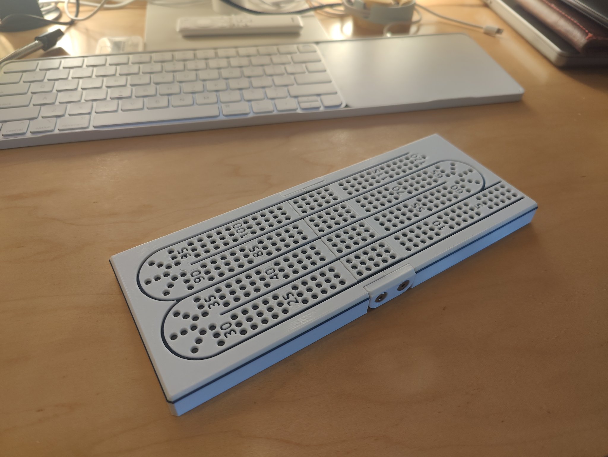 Bàn Cribbage Du Lịch Gấp Gọn Cho Máy In Nhỏ