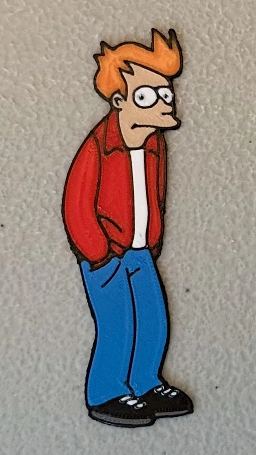 Nam châm Philip J. Fry đa sắc màu 7 màu