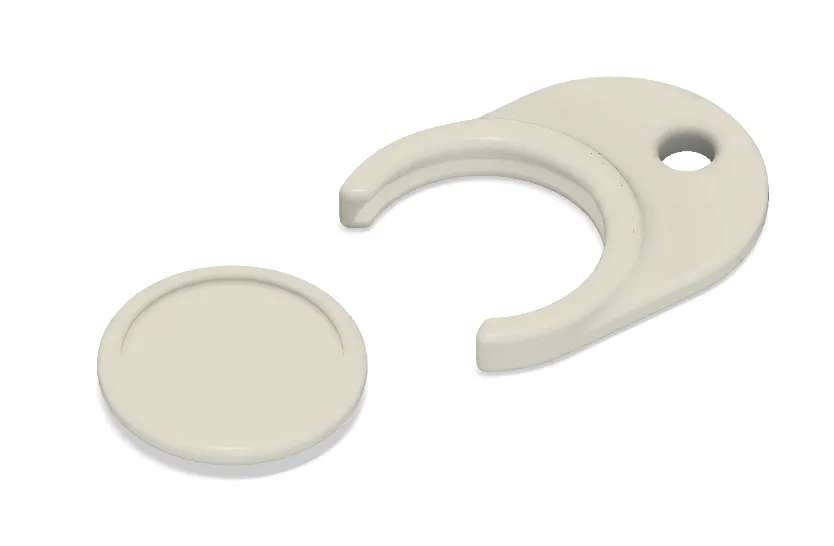 Móc khóa tiền xu hình đồng xu 50 euro cho xe đẩy mua sắm