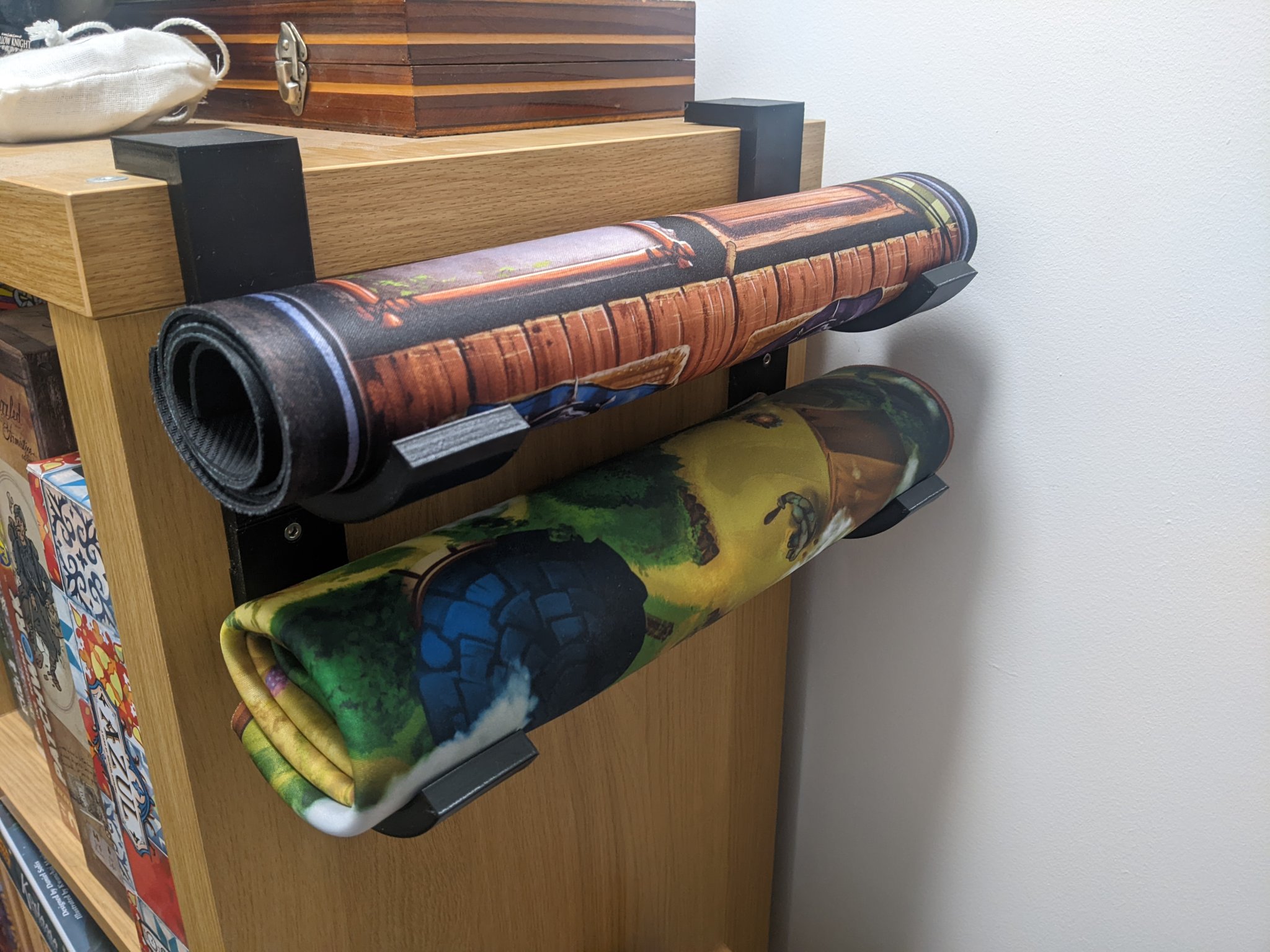 Kệ đựng cuộn lót bàn chơi game cho IKEA KALLAX