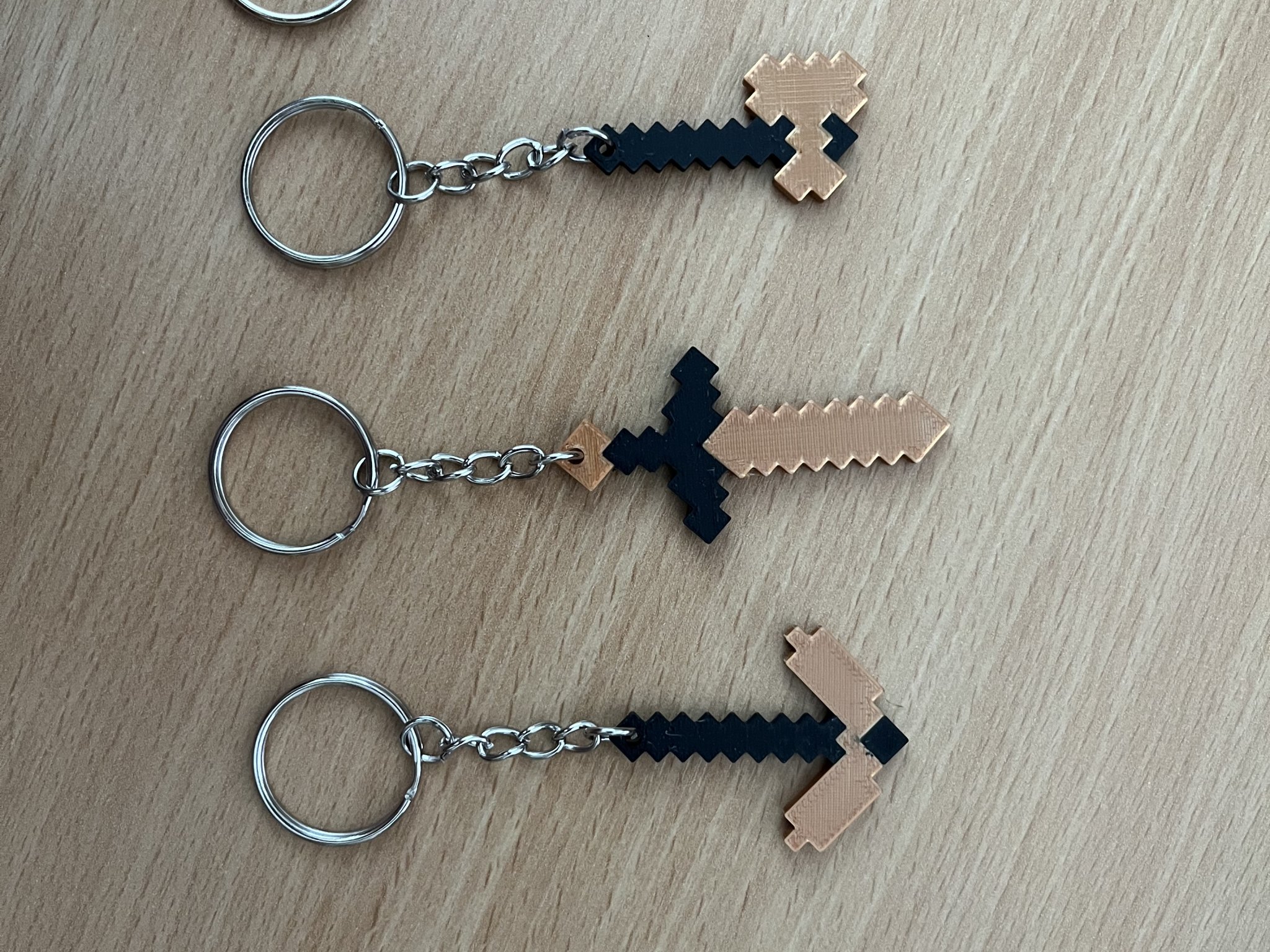 Móc khóa Minecraft các loại công cụ v_1