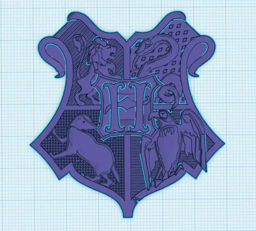 Biểu tượng chi tiết của Trường Hogwarts