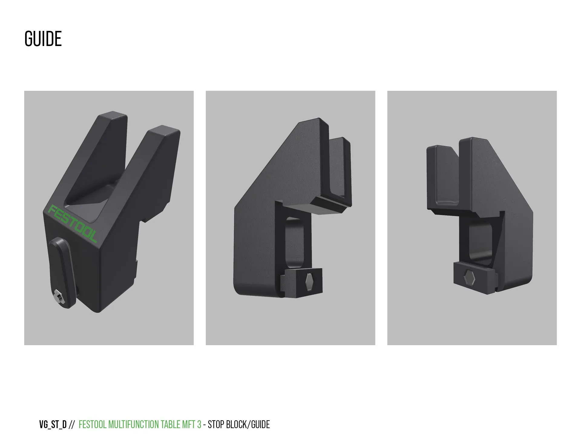 CHẶN VÀ THANH DẪN HƯỚNG CHO FESTOOL MFT 3