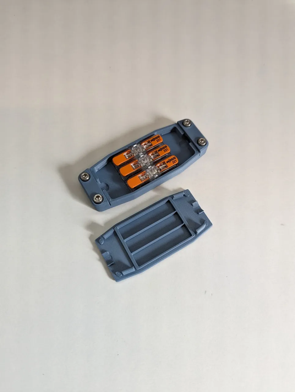 Hộp nối Inline Wago 221 cho dây mềm 2, 3, 4 hoặc 5 ruột