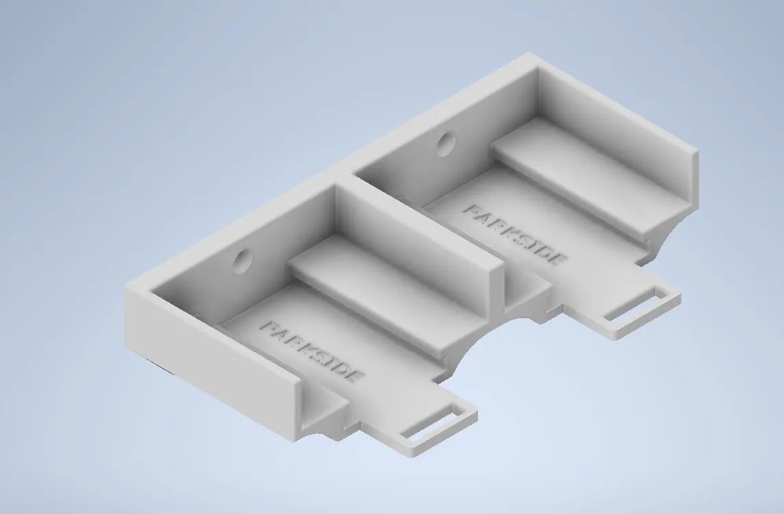 Giá đỡ đôi gắn tường cho pin Parkside