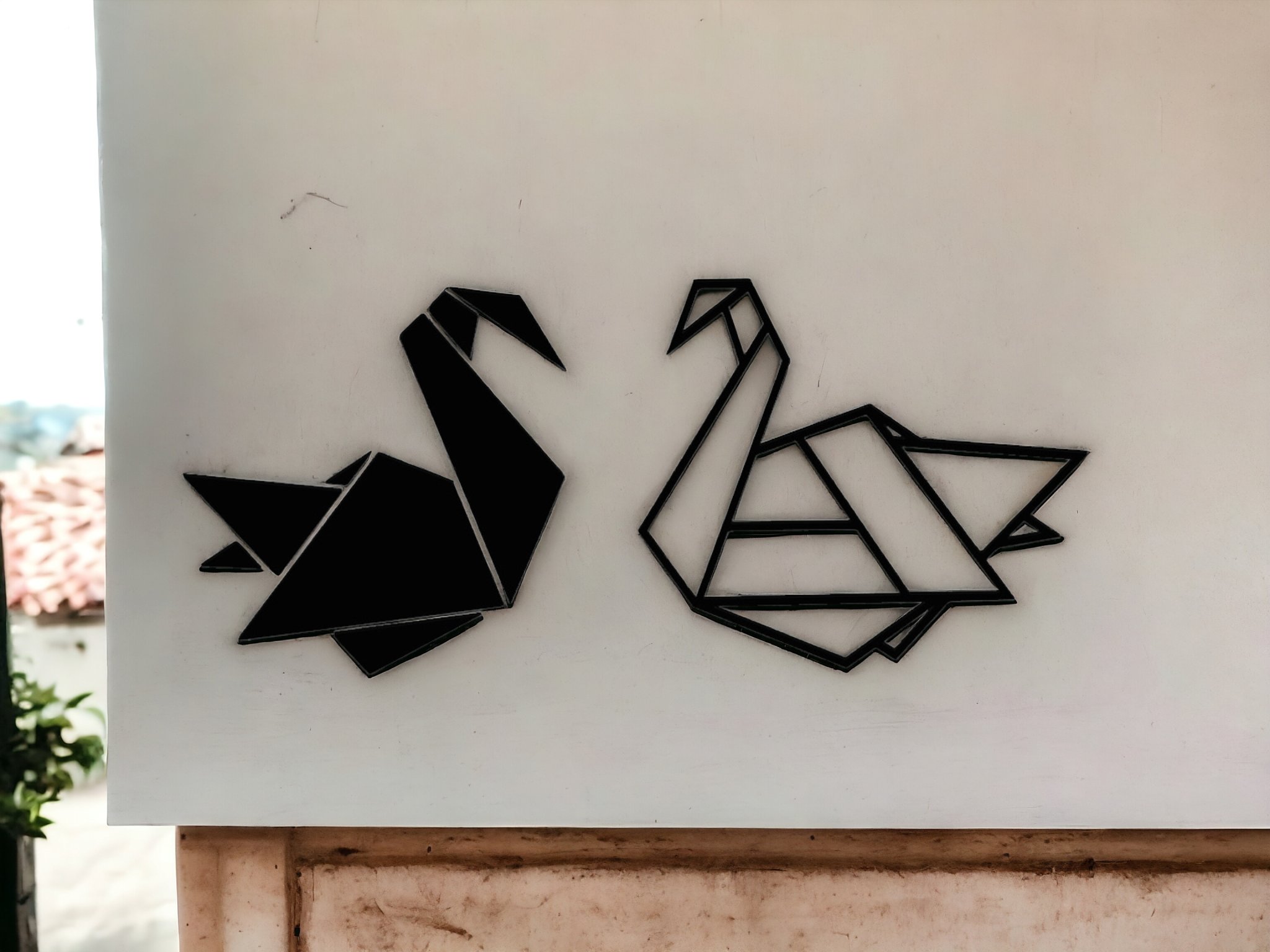 Thiên Nga Giấy Hình Học Từ Phim Vượt Ngục