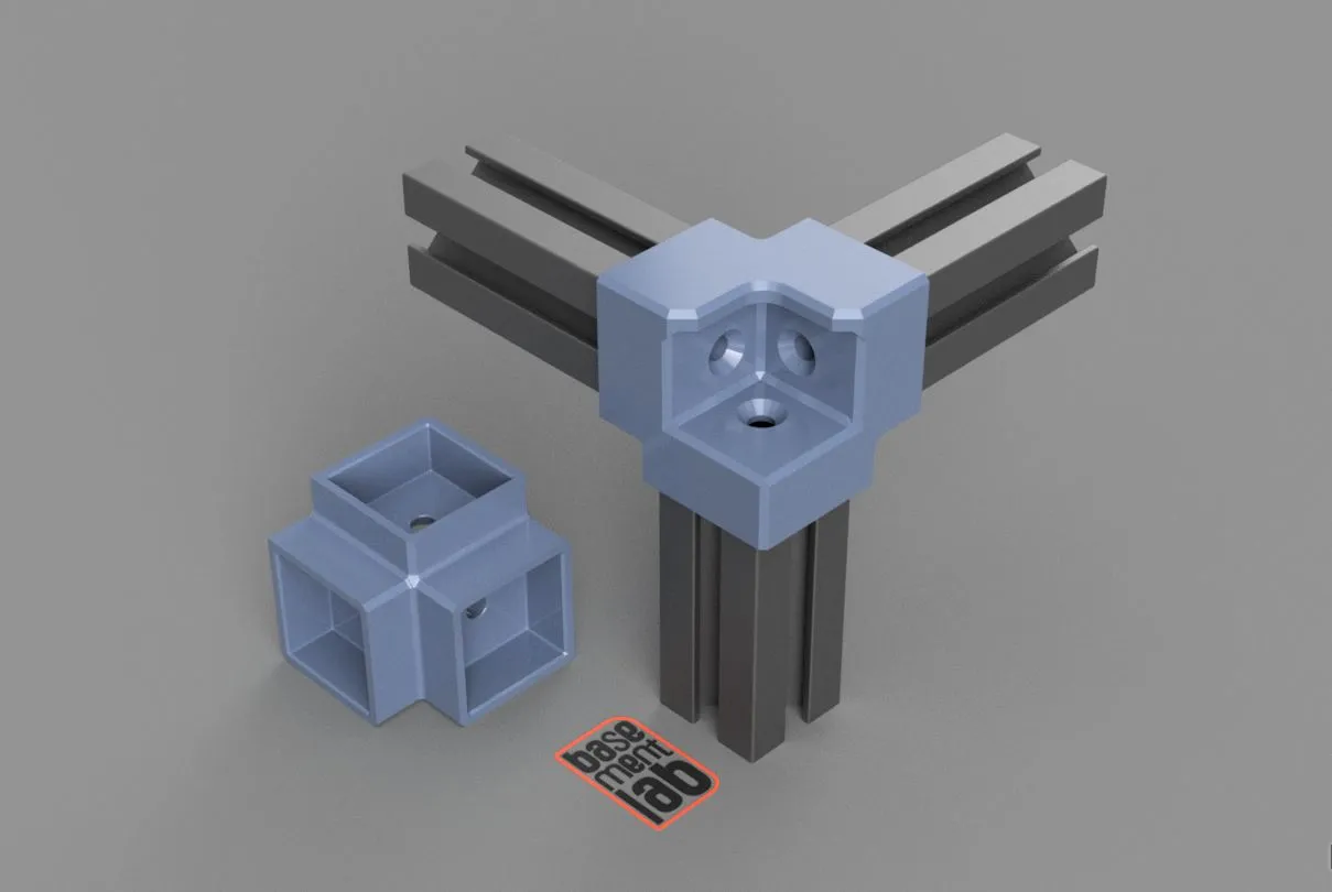 Khung Góc 3 Chiều Nối Thanh Nhôm 2020 SIÊU CỨNG