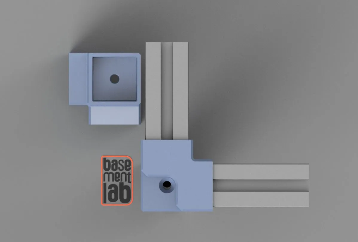 Khung Góc 3 Chiều Nối Thanh Nhôm 2020 SIÊU CỨNG