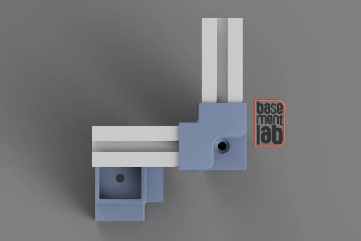 Khung Góc 3 Chiều Nối Thanh Nhôm 2020 SIÊU CỨNG