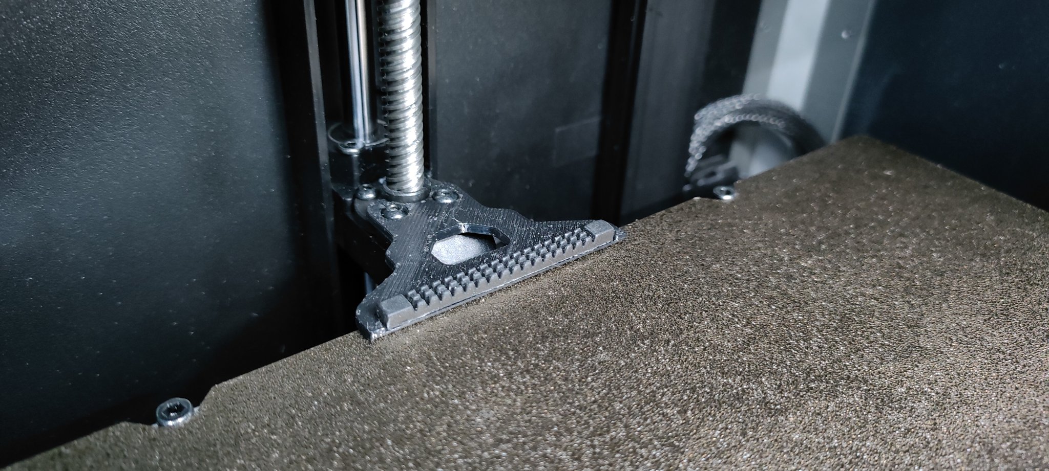 Chế Đế Giữ Cục Quét Vòi Phun Silicone Cho Creality K1C - Thay Khay In Dễ Dàng