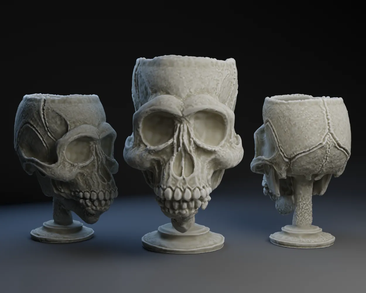 Chén Kim Thúy Khỉ Tạo Lưới AI + Blender Displacement Hướng dẫn Video