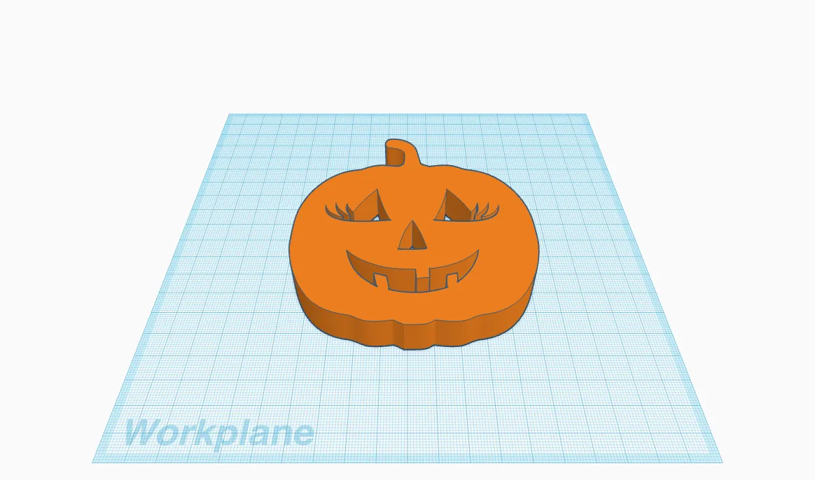 Biểu tượng trang trí Miss Jack O Lantern dễ thương