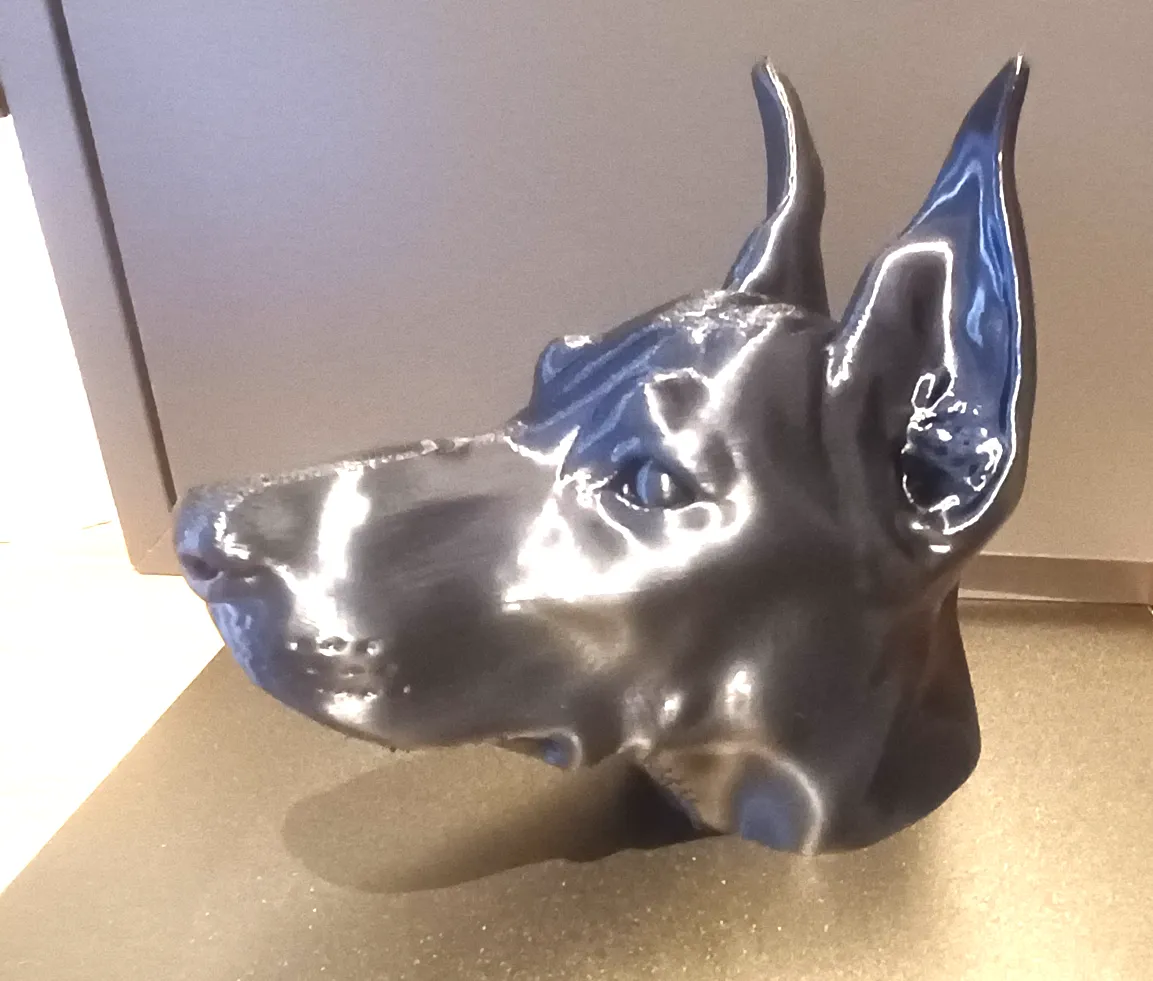 Ốp Càng Sau Xe Hình Dobermann - Bảo Vệ Khớp Nối Phong Cách