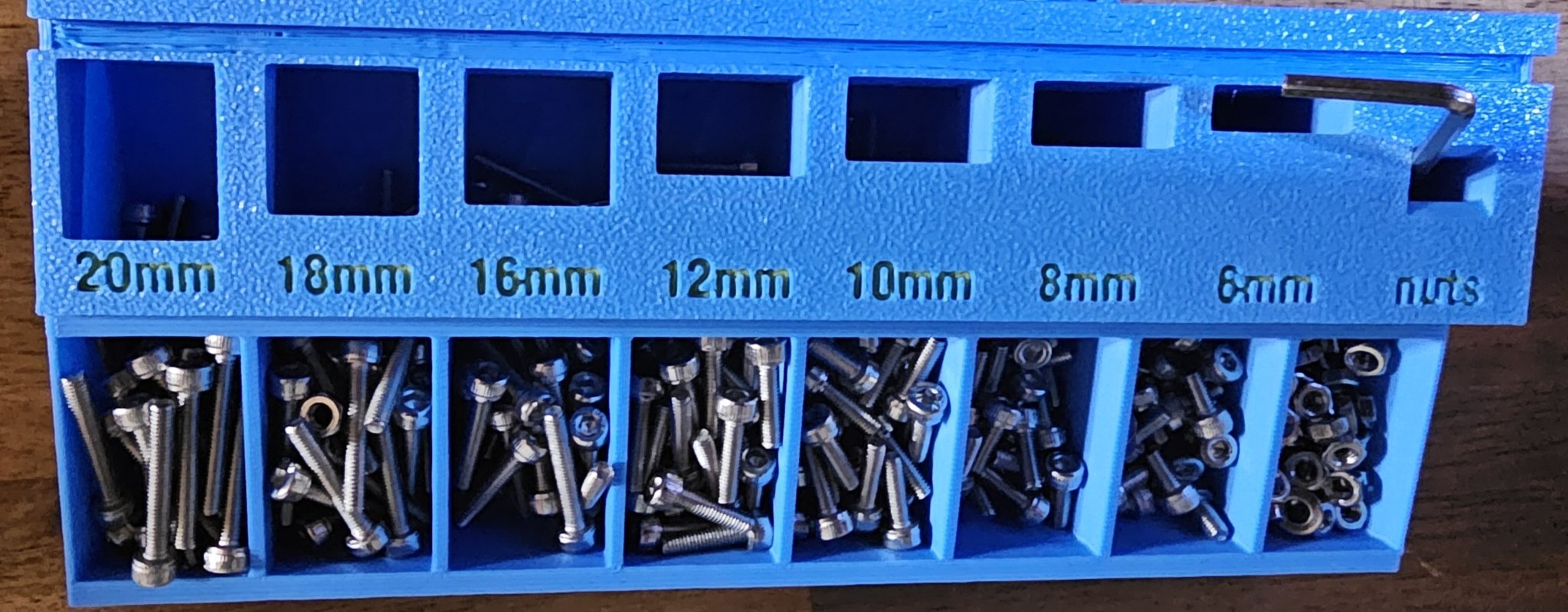 Tủ đựng và phân loại bu lông M3 Ikea Skadis - Dụng cụ xưởng