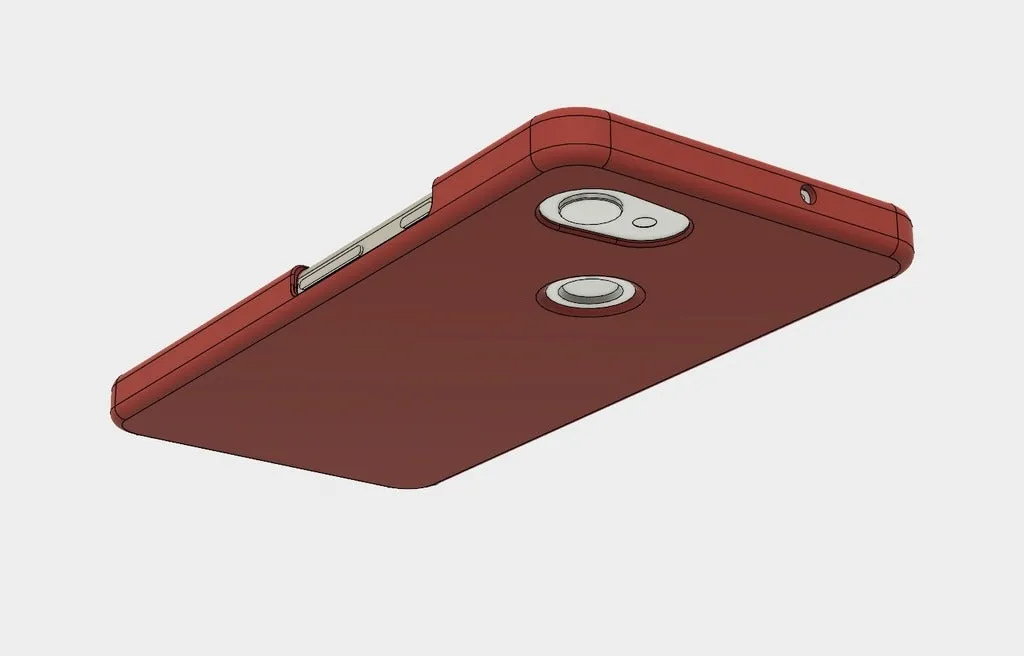 Ốp lưng cho Pixel 2 XL với lỗ camera và cảm biến vân tay chính ...