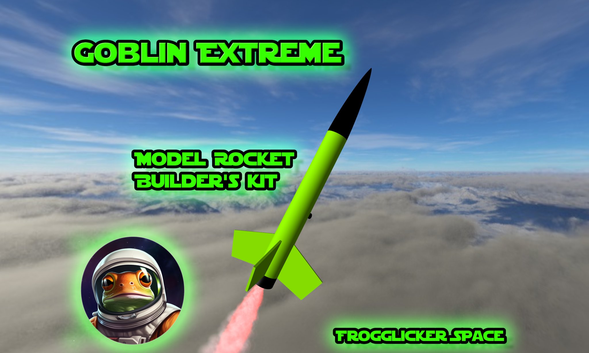 Tên lửa Mô hình Goblin Extreme - BT60 với Động cơ 29mm