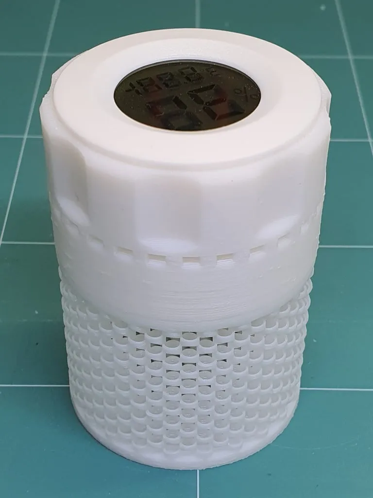 Hộp đựng chất hút ẩm cho cuộn dây có đo độ ẩm - lưới chắc chắn, nắp thông hơi