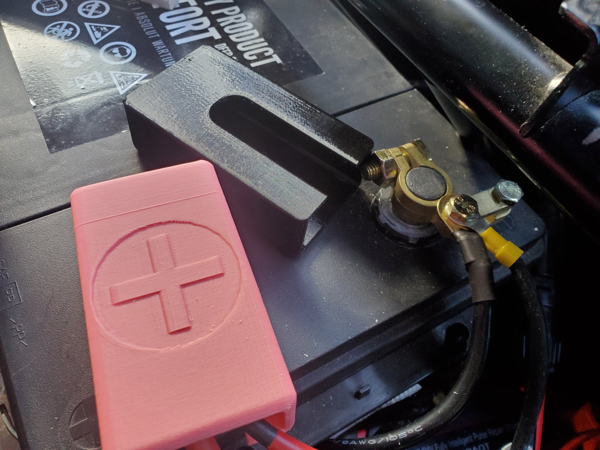 Nắp che cực bình ắc quy cho kẹp nghiêng