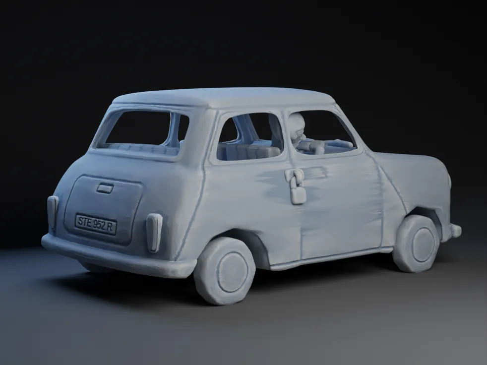 Ông Bean và Chiếc Mini Cooper của ông