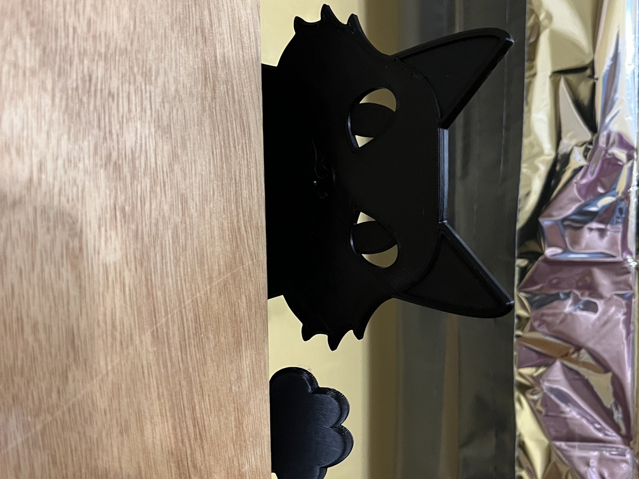 Giá đỡ cửa hình mèo đáng yêu treo tường