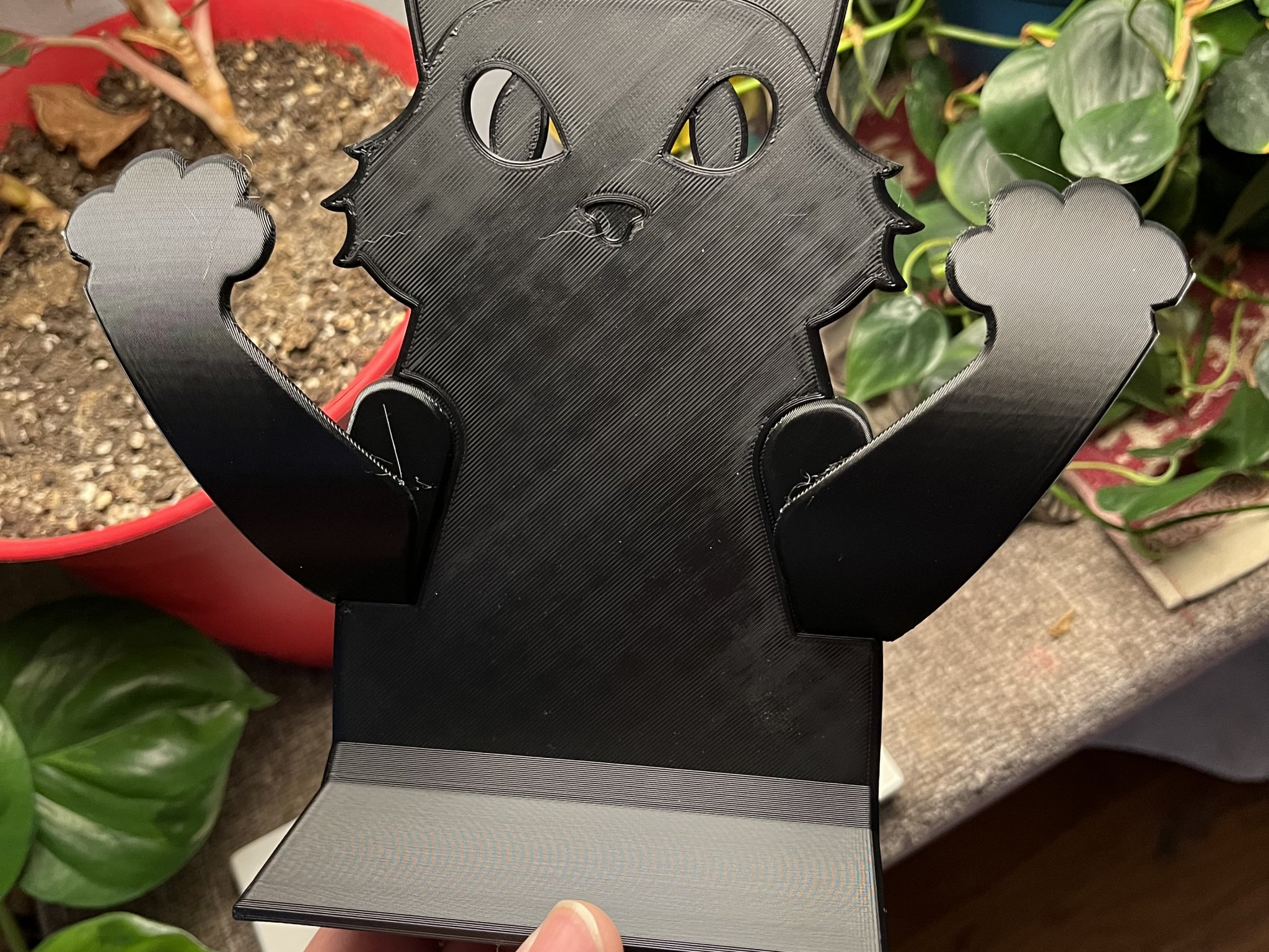 Giá đỡ cửa hình mèo đáng yêu treo tường