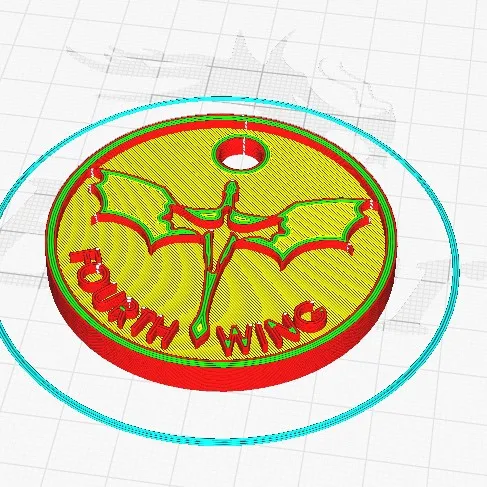 Móc Khóa Fourth Wing