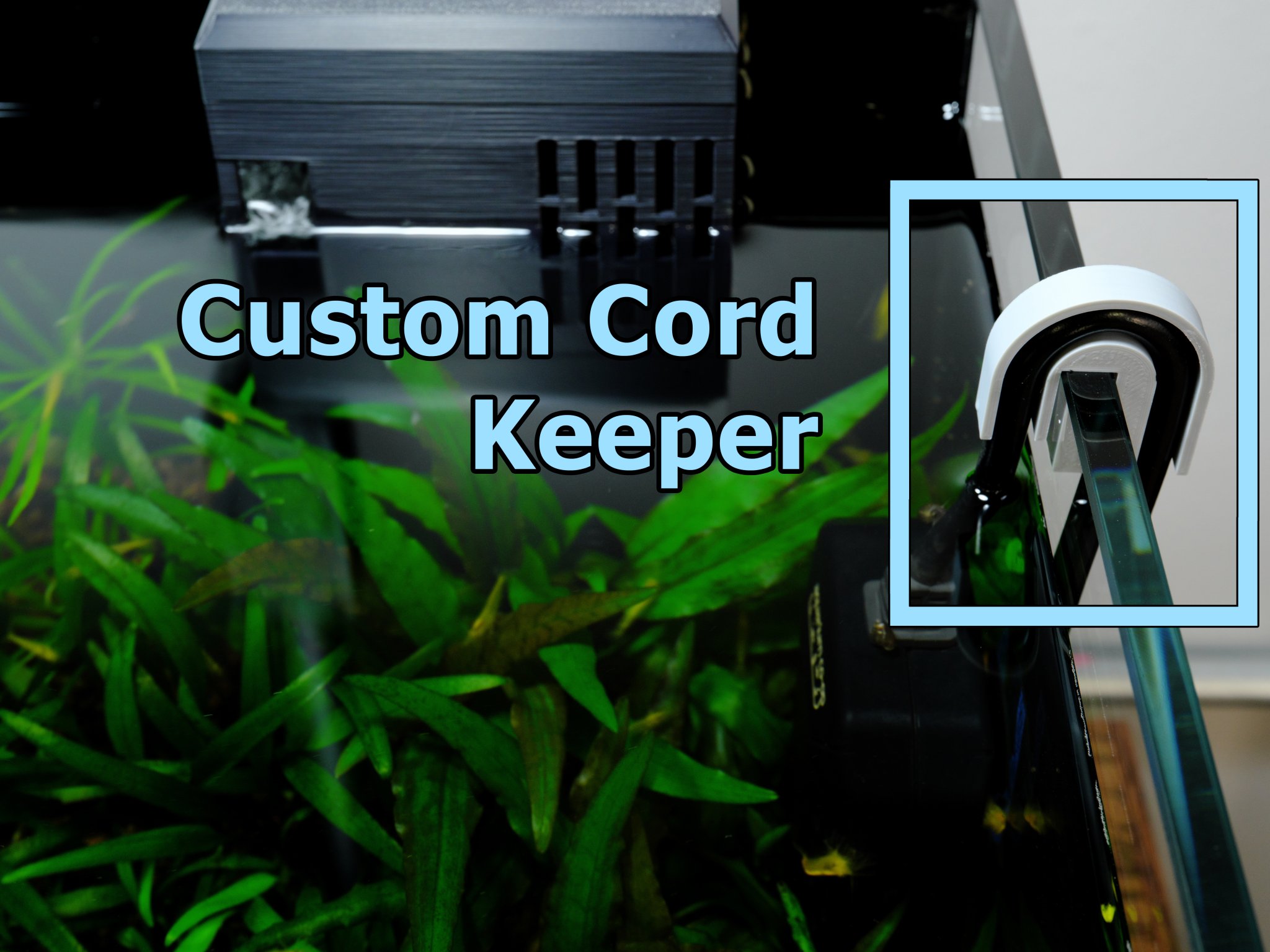 Dụng Cụ Giữ Dây Máy In 3D Hồ Cá Theo Thông Số (REV 2)