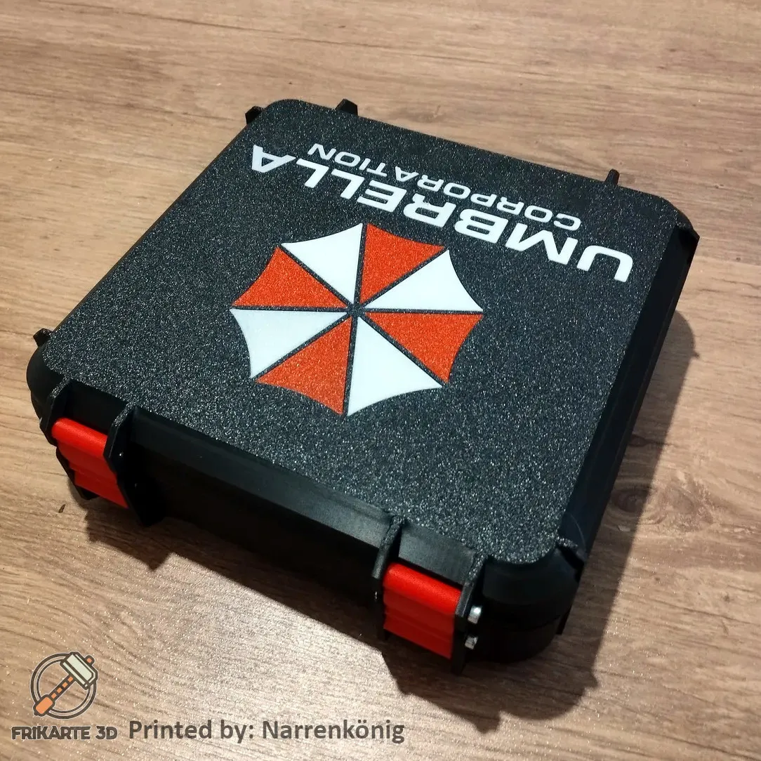 Hộp Đựng Đồ Tập Đoàn Umbrella In Nhiều Màu và Nhiều Bộ Phận với Logo Lật Ngược