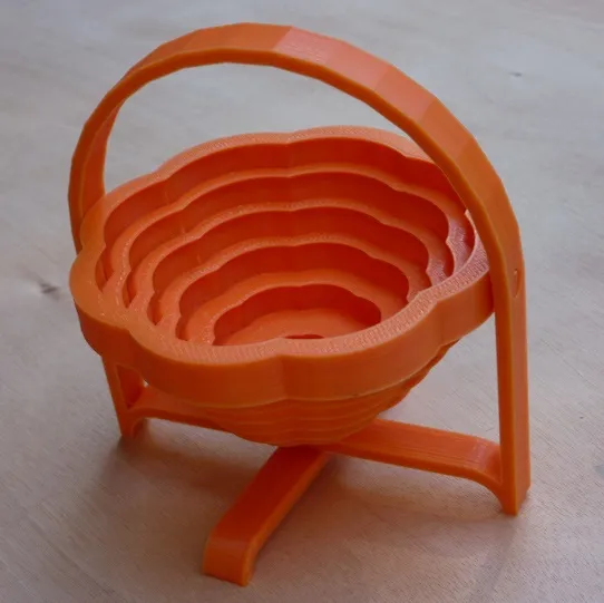 Giỏ bí ngô gập lại cho đồ ngọt Halloween