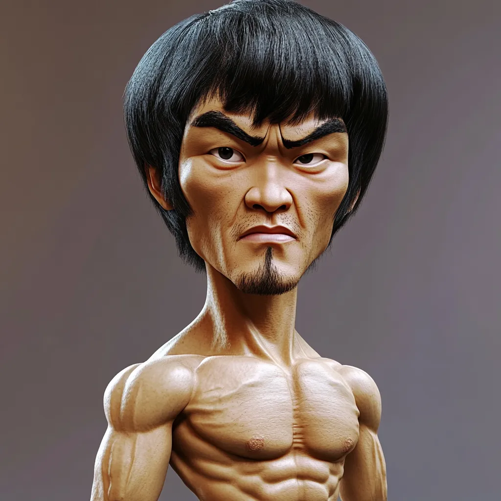 Mô hình Lý Tiểu Long 3D