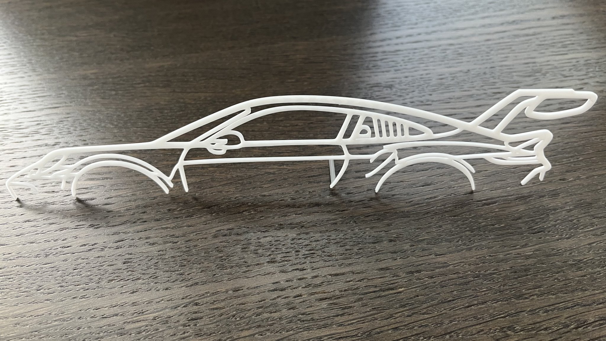 Hình bóng xe Porsche 911 992 GT3RS đứng