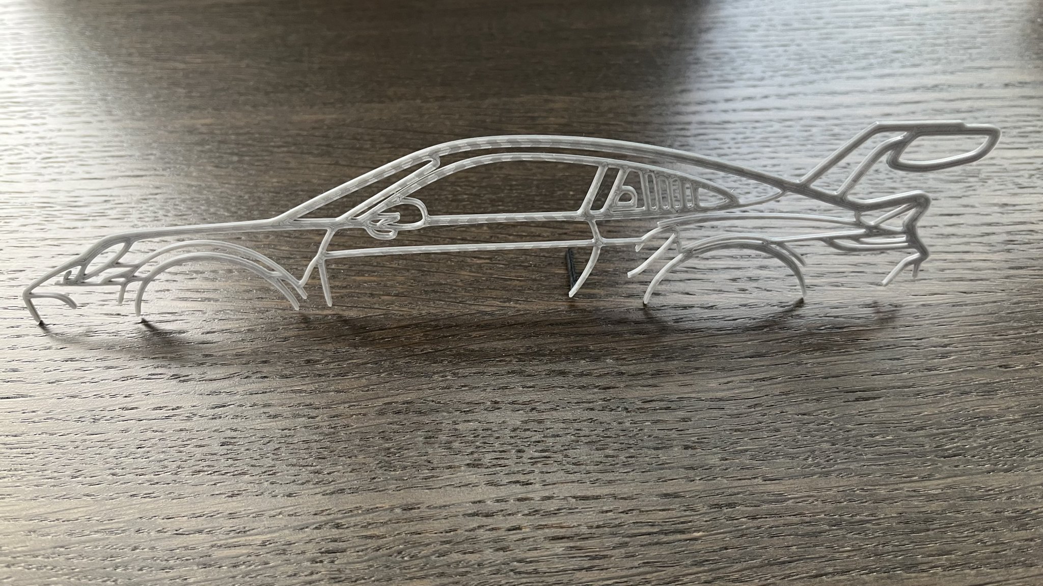 Hình bóng xe Porsche 911 992 GT3RS đứng