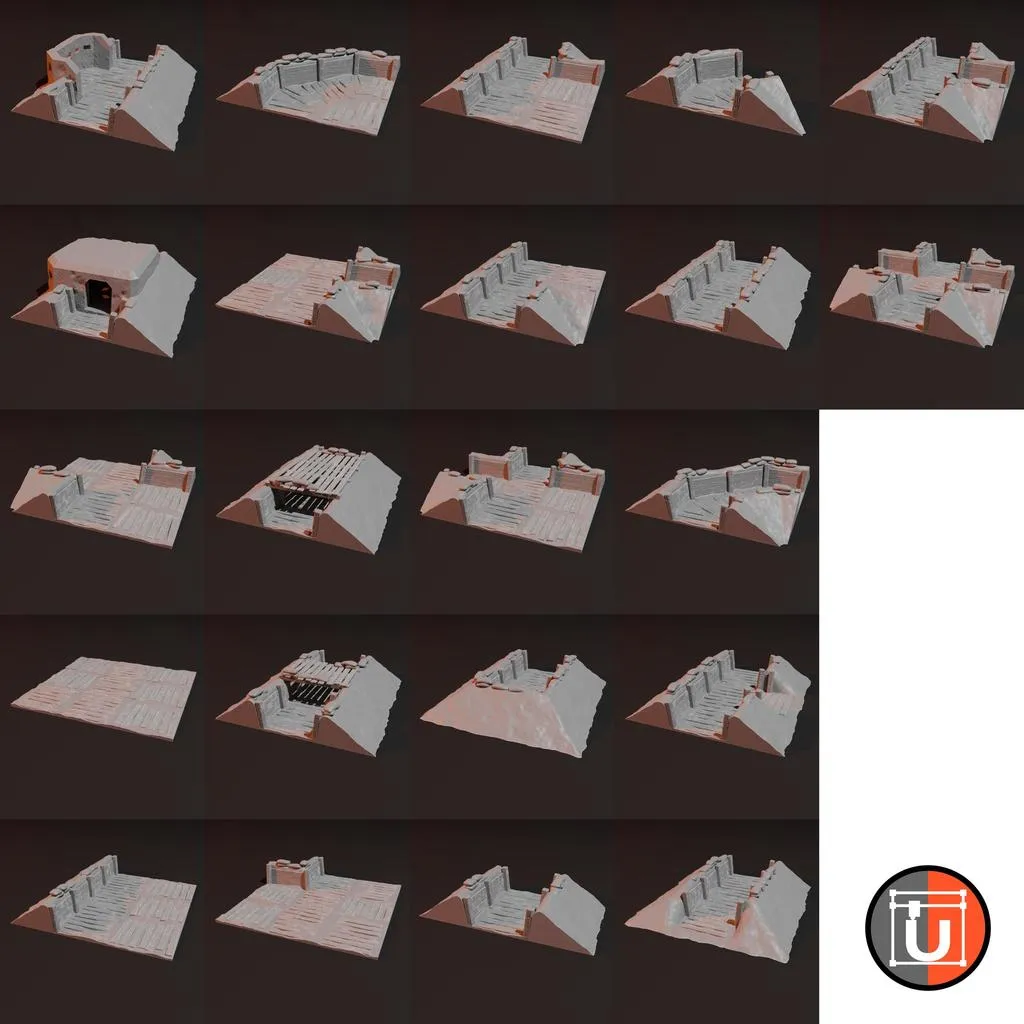 Địa hình chiến hào (Trench Terrain)