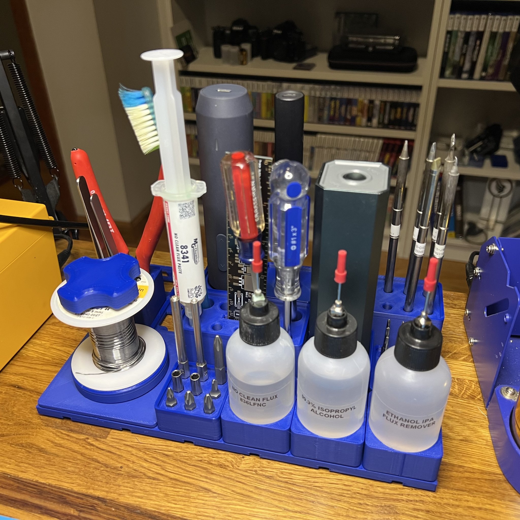 Bộ lưu trữ và bộ dụng cụ trạm hàn Gridfinity