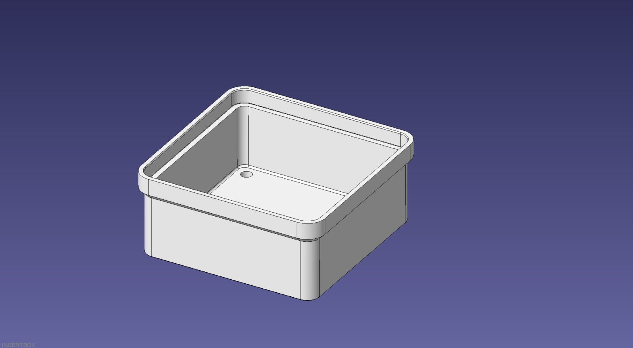 Hộp Nhét Xếp Chồng 1x1 Đơn vị, Cao 1/3
