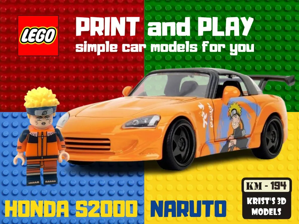 Mô hình LEGO Honda S2000 Naruto