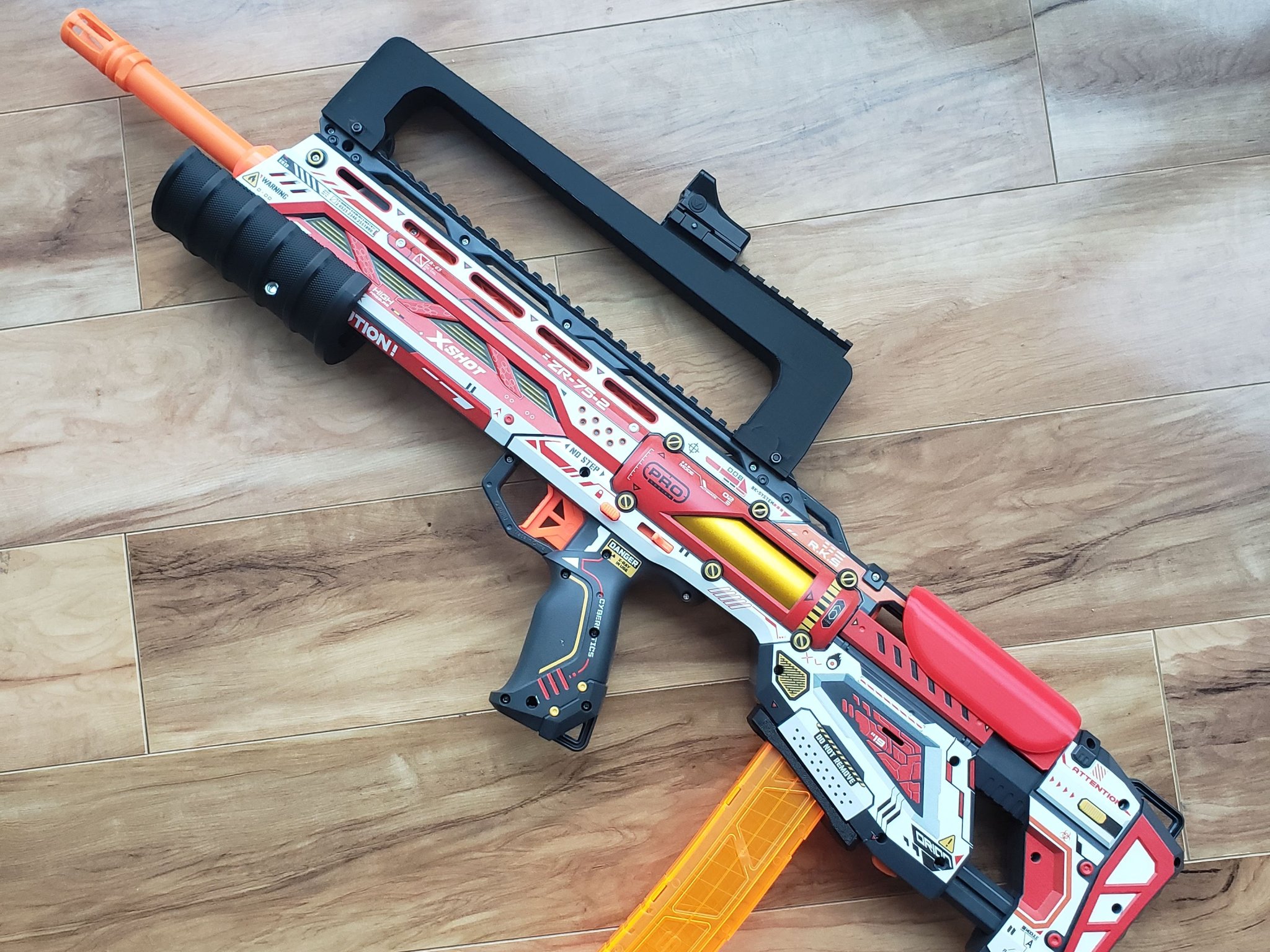 Tay Cầm X-Shot Longshot FAMAS Kèm Ray Picatinny 2 Độ