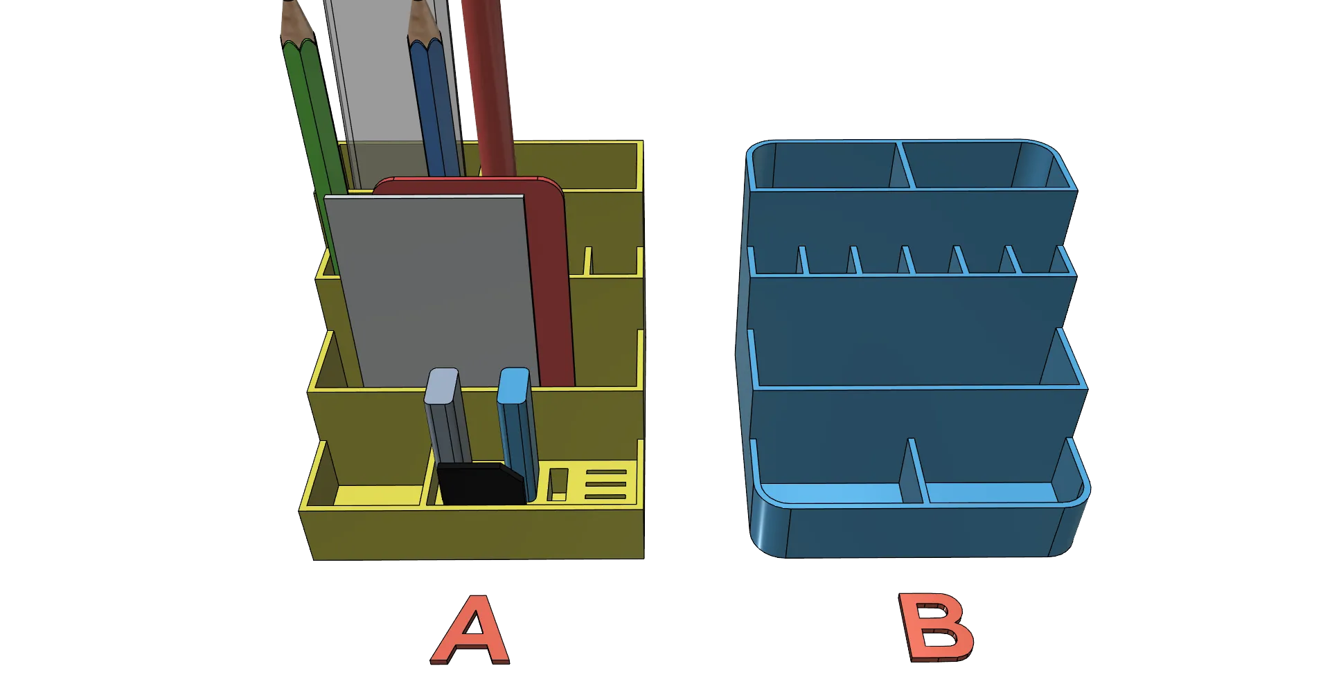 Chân Cắm Bút, Hộp Đựng Bàn Làm Việc, Văn Phòng Dễ In