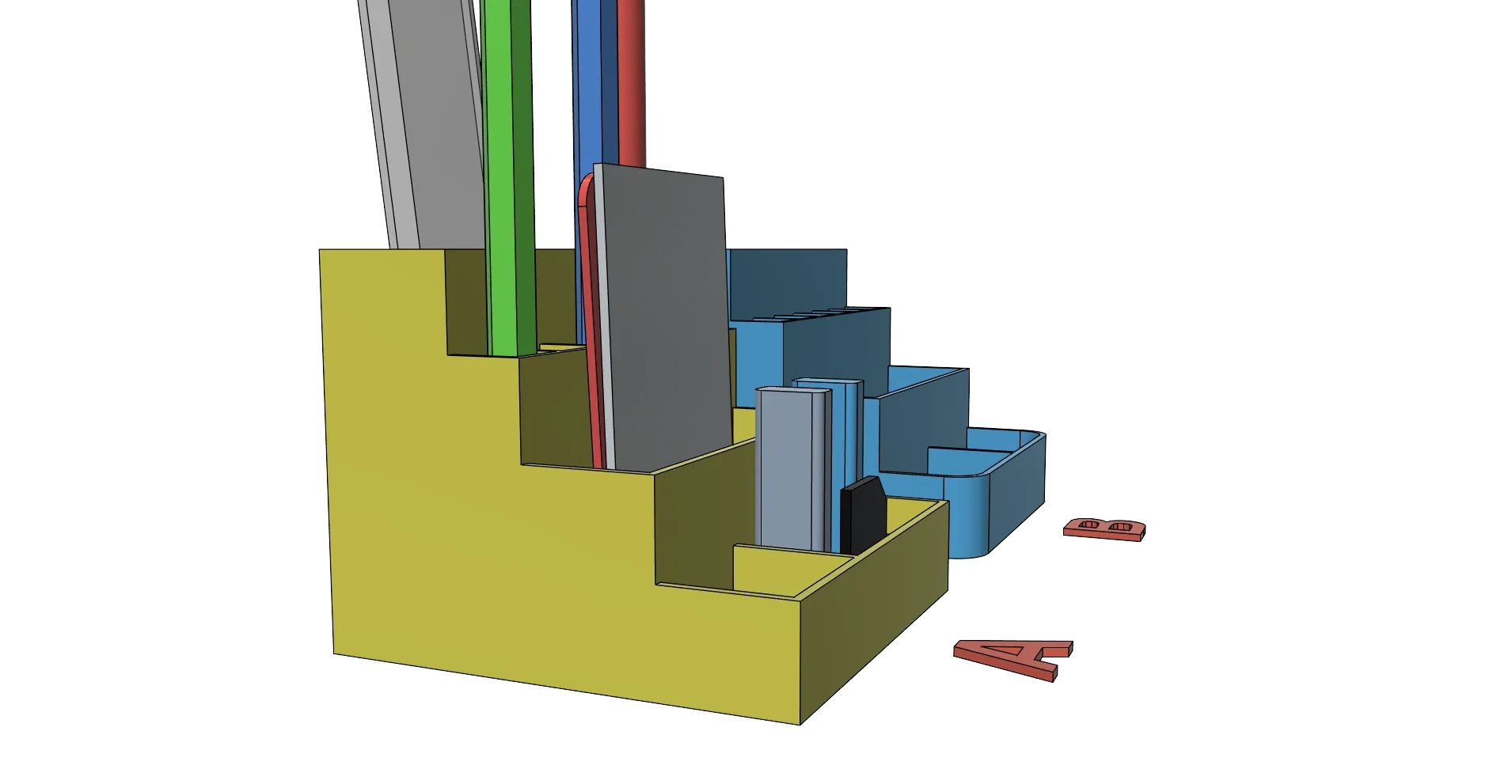 Chân Cắm Bút, Hộp Đựng Bàn Làm Việc, Văn Phòng Dễ In