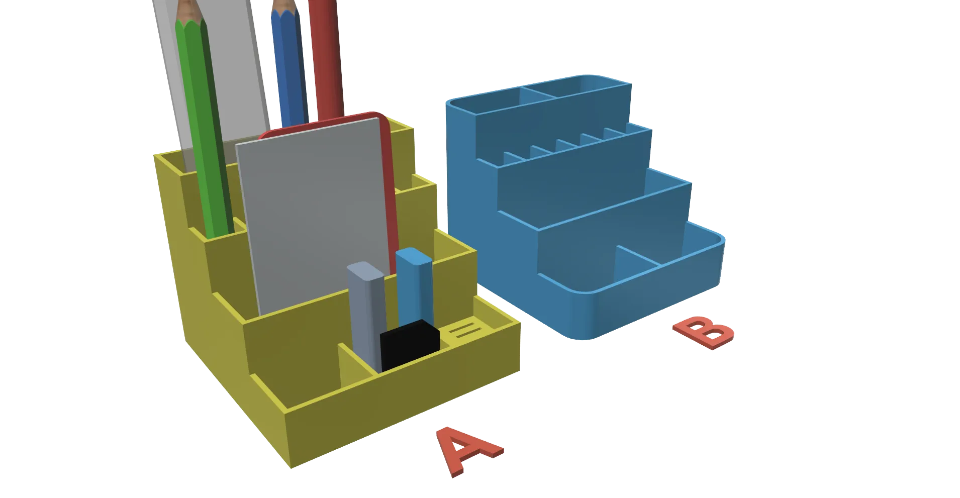 Chân Cắm Bút, Hộp Đựng Bàn Làm Việc, Văn Phòng Dễ In