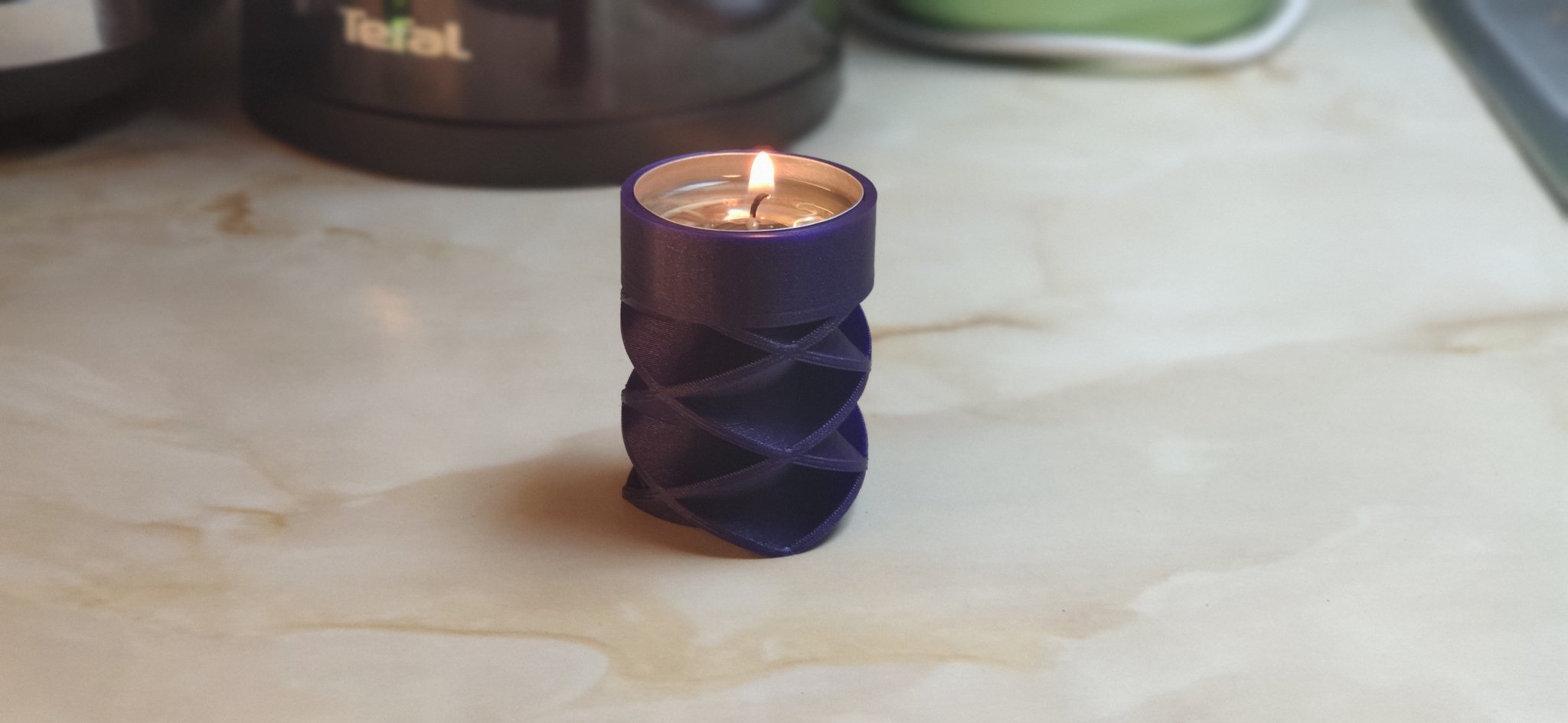 Giá đỡ nến tealight bằng PETG