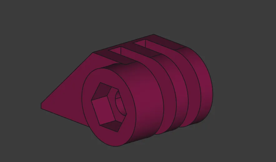 Pat Gá Gắn GoPro Bằng FreeCAD