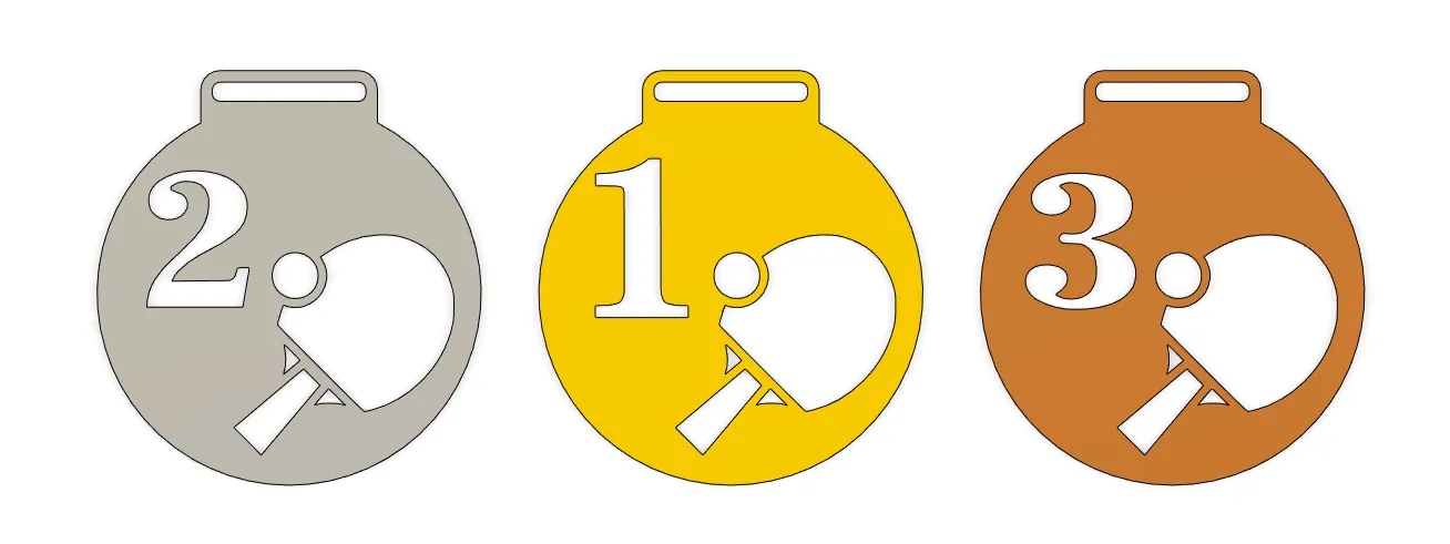 Bộ Huy Chương Bóng Bàn / Ping Pong