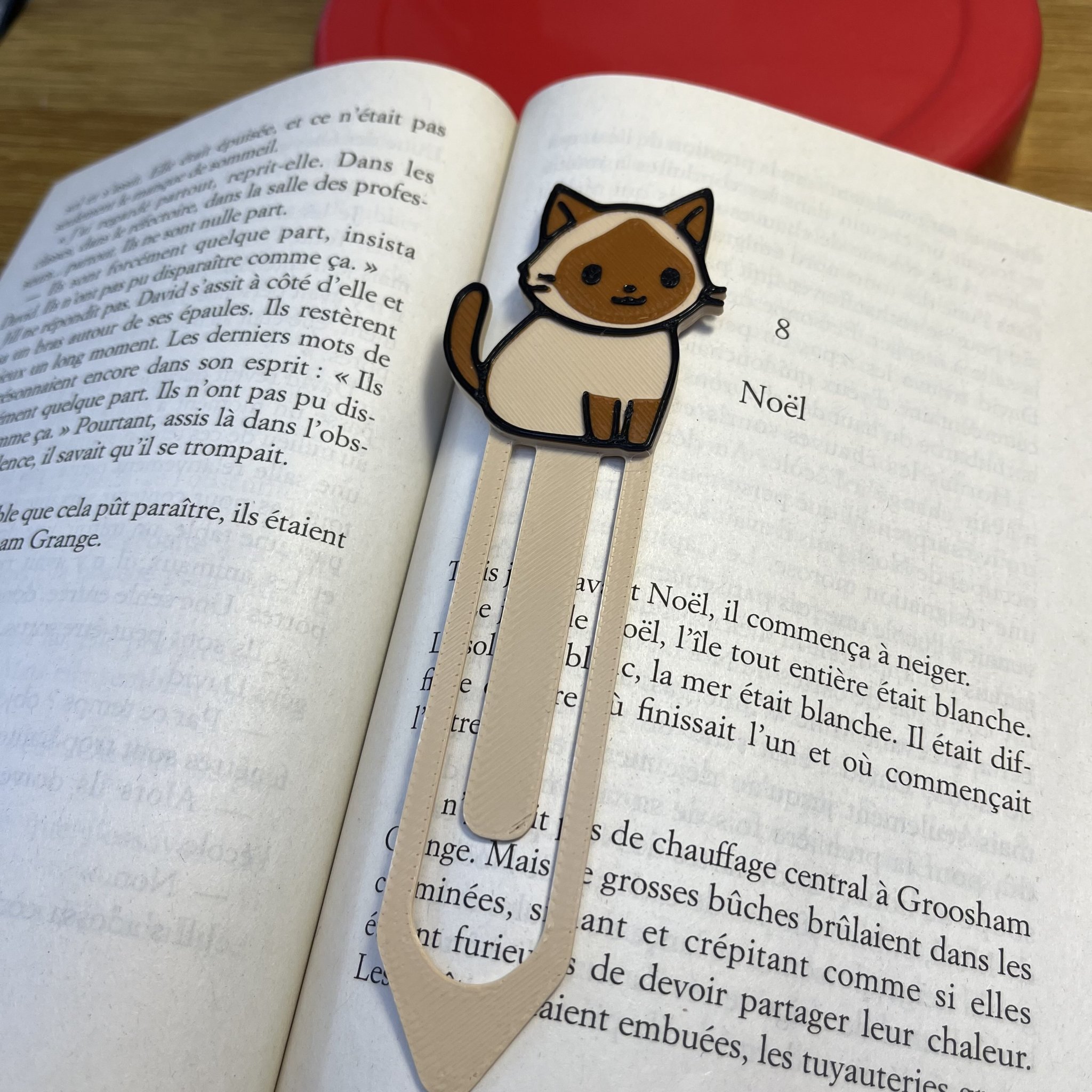 Móc Khóa Đọc Sách Mèo Xiêm Dễ Thương