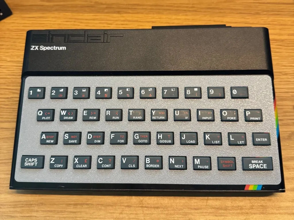 Tấm phủ bàn phím ZX Spectrum cho mẫu phím cao su 48k