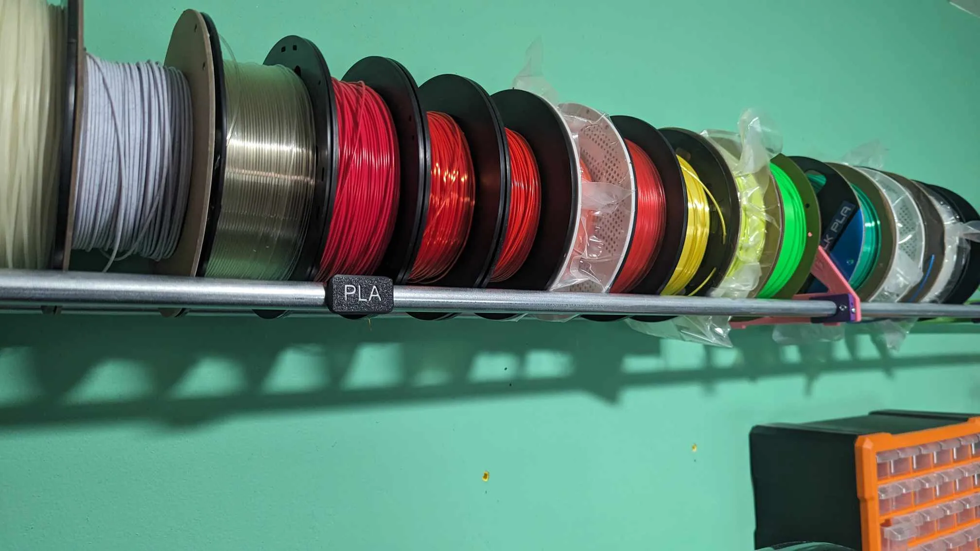 Bảng tên từ tính cho reprack kim loại