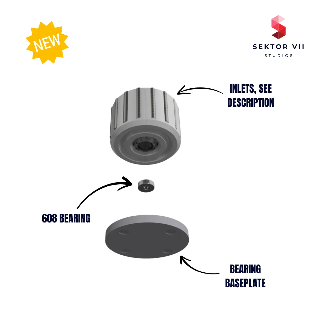 HỘP ĐỰNG NAM CHÂM / SÚNG LỤC XOAY (FILE BỔ SUNG - CÓ SỬ DỤNG VÒNG BI)