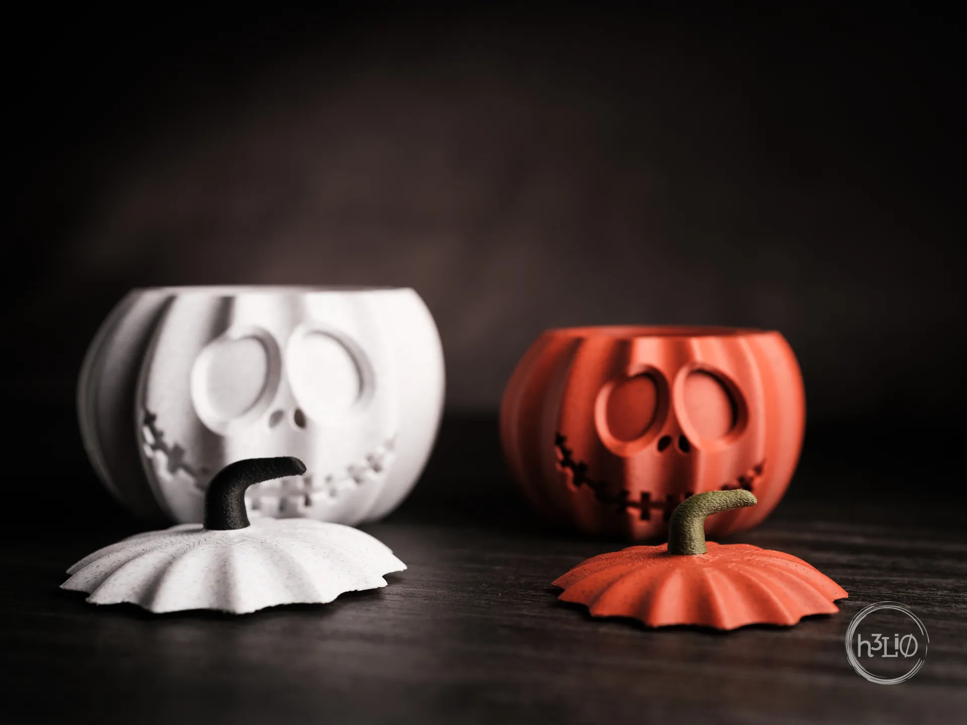 Hộp Jack o'box - Hộp Halloween có nắp và thân vặn