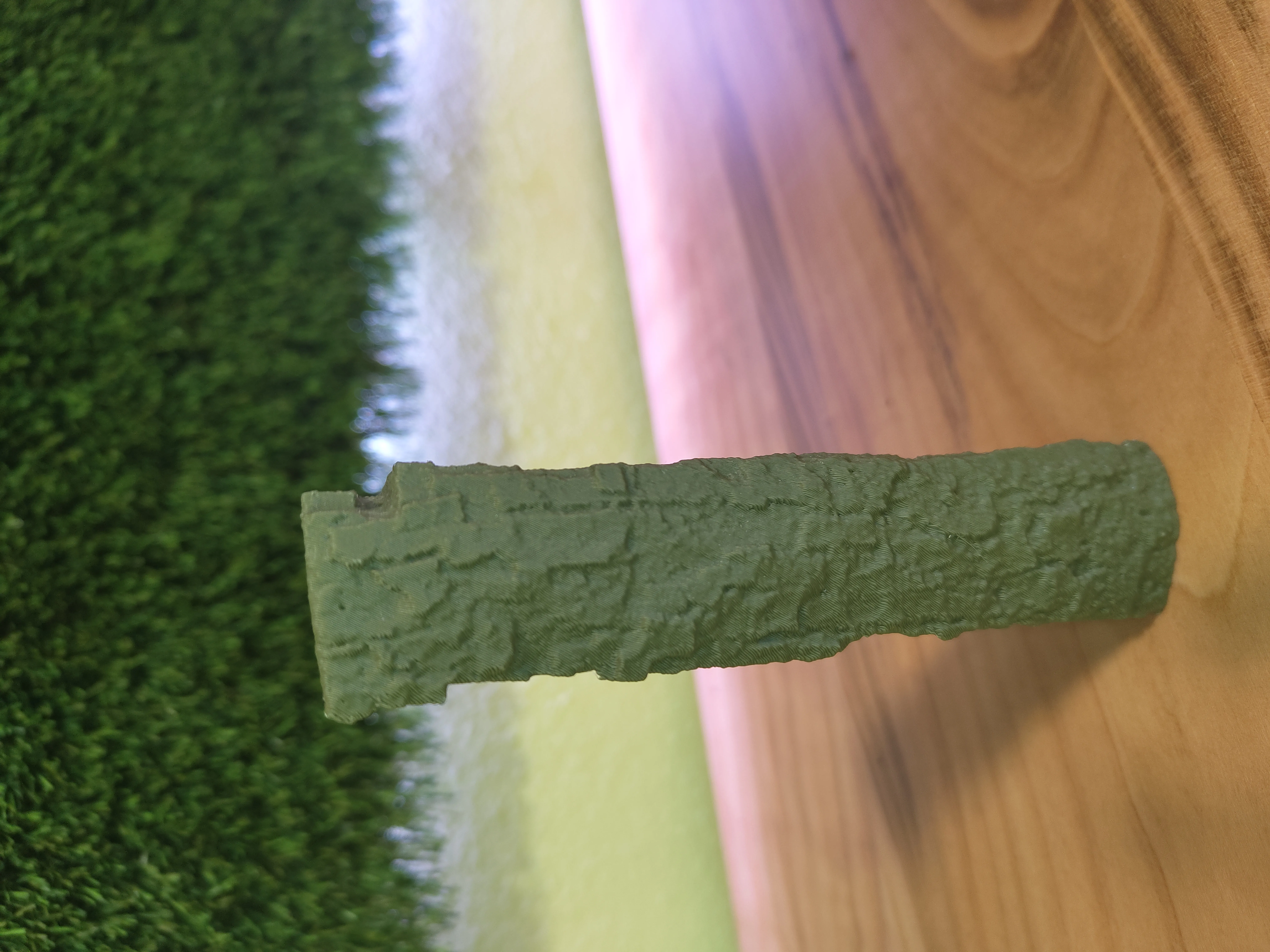 Khúc gỗ được quét 3D với chi tiết chân thực